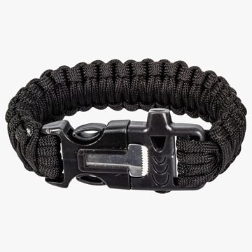Picture of Paracord Flint Bracelet Black